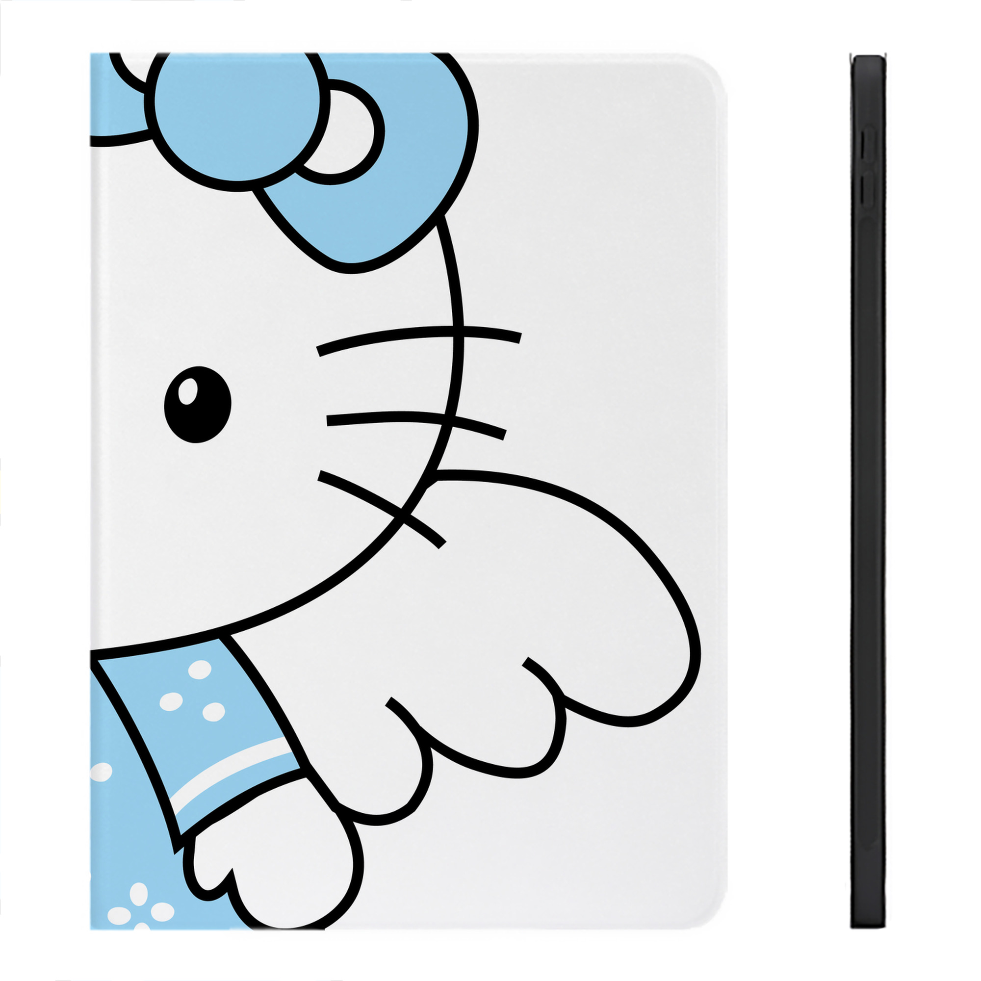 （画像用） Hello Kitty ハローキティ IPadケース ペンホルダー付き ブックスタイルデザイン